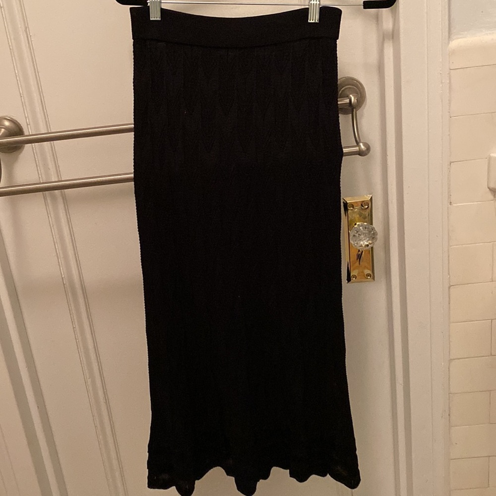 Missoni black pointelle skirt. Size 42 (6). Barely worn.